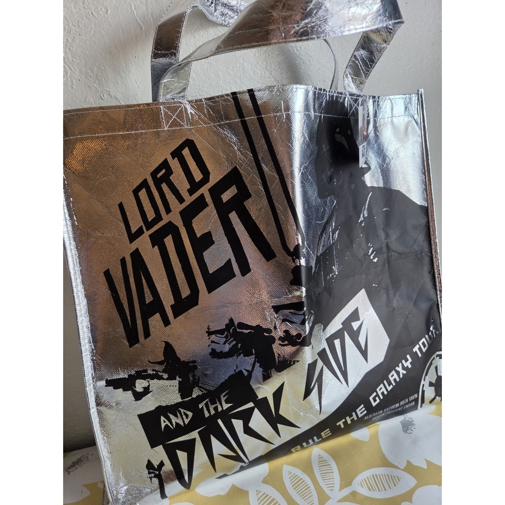 Lord Vader And The Dark Side Reusable Tote Bag Disney 17x19